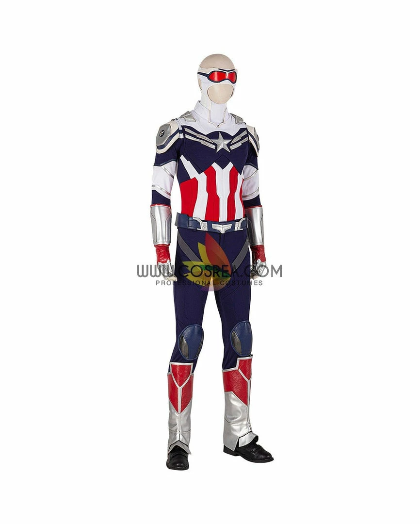 Cosrea The Falcon And Winter Soldier TV Series Uniform Fabric Version Cosplay Costume 4 Cosrea The Falcon And Winter Soldier TV Series Uniform Fabric Version Cosplay Costume
