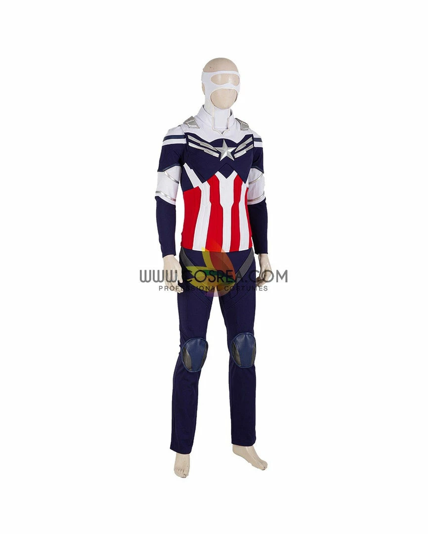 Cosrea The Falcon And Winter Soldier TV Series Uniform Fabric Version Cosplay Costume 9 Cosrea The Falcon And Winter Soldier TV Series Uniform Fabric Version Cosplay Costume