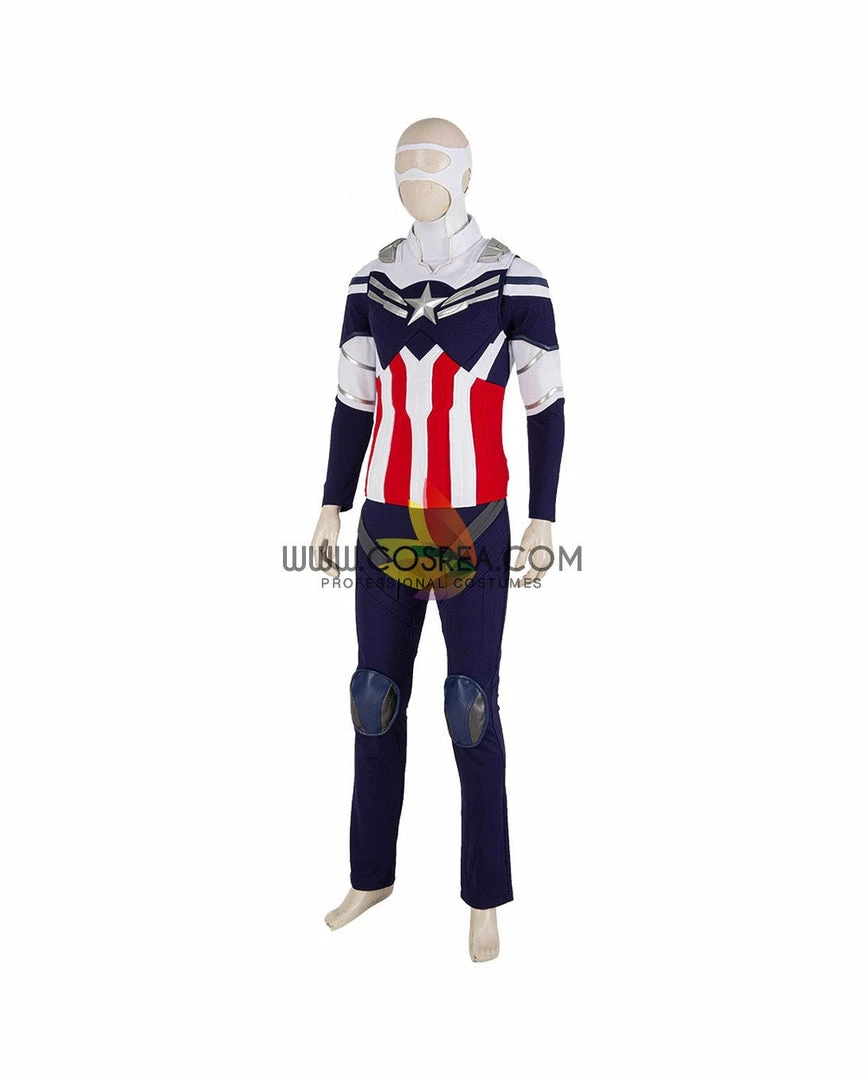 Cosrea The Falcon And Winter Soldier TV Series Uniform Fabric Version Cosplay Costume 10 Cosrea The Falcon And Winter Soldier TV Series Uniform Fabric Version Cosplay Costume