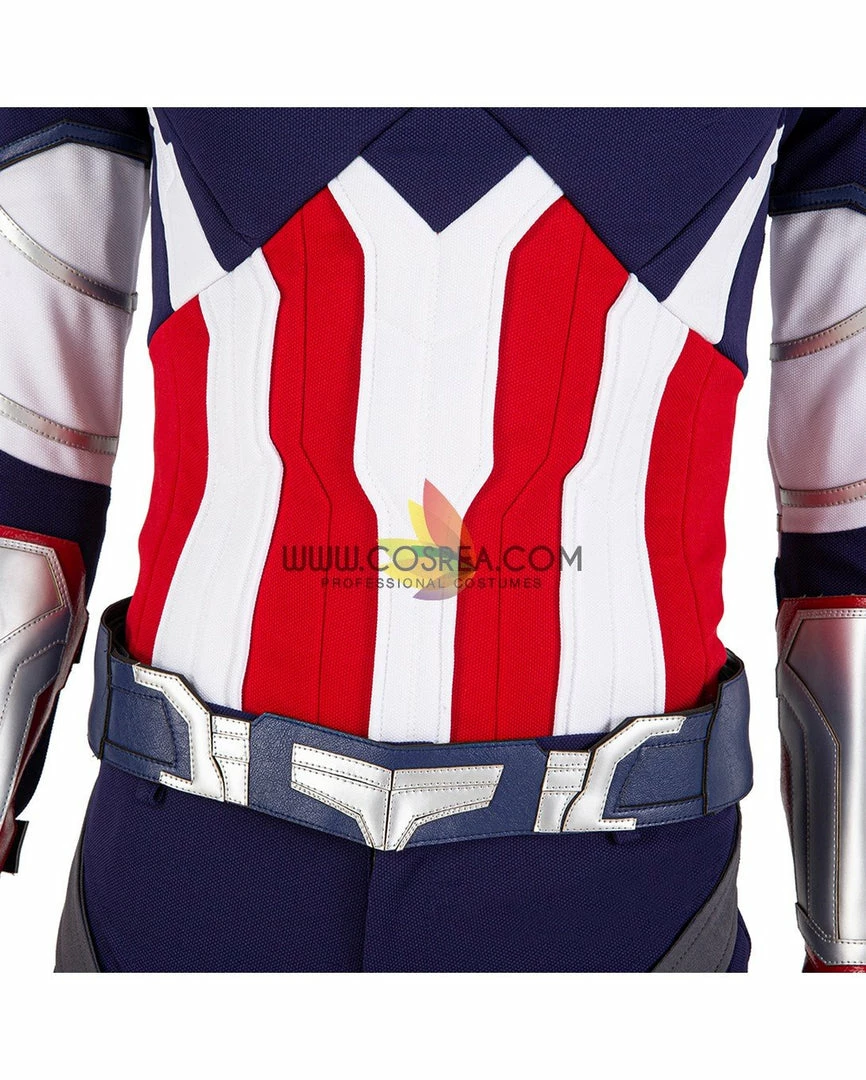 Cosrea The Falcon And Winter Soldier TV Series Uniform Fabric Version Cosplay Costume 17 Cosrea The Falcon And Winter Soldier TV Series Uniform Fabric Version Cosplay Costume