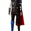 Cosrea Marvel Universe Thor Sakaar Arena Dark Blue Version Cosplay Costume 2 Cosrea Marvel Universe Thor Sakaar Arena Dark Blue Version Cosplay Costume