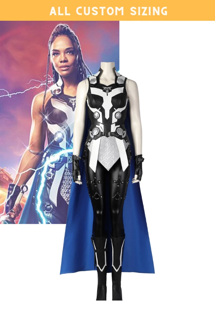 Cosrea Marvel Universe Valkyrie Thor Love And Thunder Custom Cosplay Costume 3 Cosrea Marvel Universe Valkyrie Thor Love And Thunder Custom Cosplay Costume
