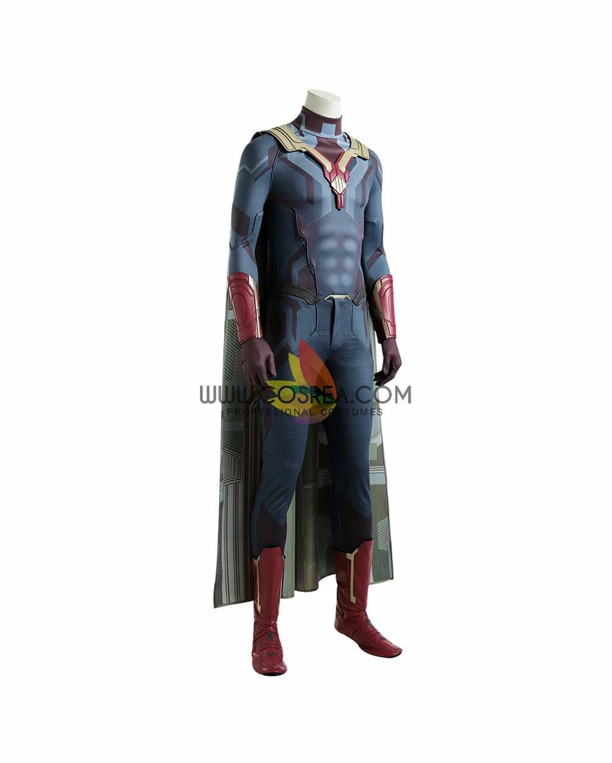 Cosrea Marvel Universe Vision Infinity War Cosplay Costume 5 Cosrea Marvel Universe Vision Infinity War Cosplay Costume
