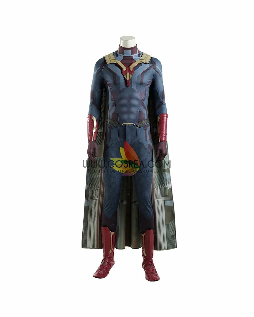 Cosrea Marvel Universe Vision Infinity War Cosplay Costume 4 Cosrea Marvel Universe Vision Infinity War Cosplay Costume