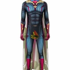 Cosrea Marvel Universe Vision Infinity War Digital Printed Cosplay Costume