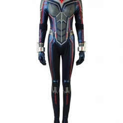 Cosrea Wasp Metallic Blue PU Leather Cosplay Costume