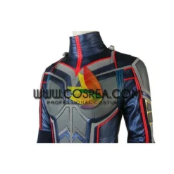 Cosrea Wasp Metallic Blue PU Leather Cosplay Costume