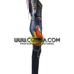 Cosrea Wasp Metallic Blue PU Leather Cosplay Costume