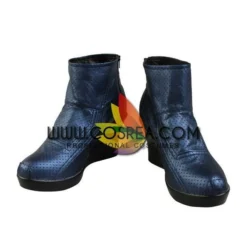 Cosrea Wasp Metallic Blue PU Leather Cosplay Costume