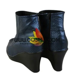 Cosrea Wasp Metallic Blue PU Leather Cosplay Costume