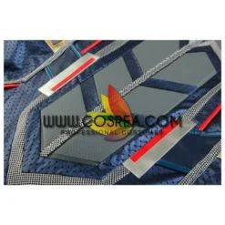 Cosrea Wasp Metallic Blue PU Leather Cosplay Costume