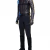 Cosrea Winter Soldier The Falcon And Winter Soldier TV Series Full PU Leather Version Cosplay Costume Marvel Universe