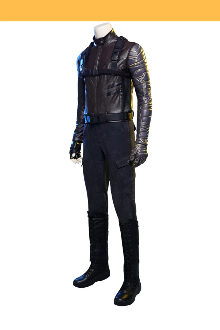 Cosrea Winter Soldier The Falcon And Winter Soldier TV Series Full PU Leather Version Cosplay Costume Marvel Universe 3 Cosrea Winter Soldier The Falcon And Winter Soldier TV Series Full PU Leather Version Cosplay Costume Marvel Universe