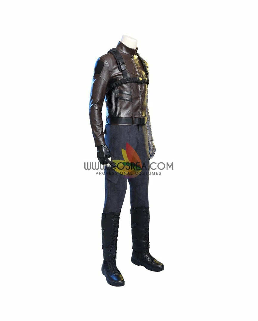 Cosrea Winter Soldier The Falcon And Winter Soldier TV Series Full PU Leather Version Cosplay Costume Marvel Universe 5 Cosrea Winter Soldier The Falcon And Winter Soldier TV Series Full PU Leather Version Cosplay Costume Marvel Universe