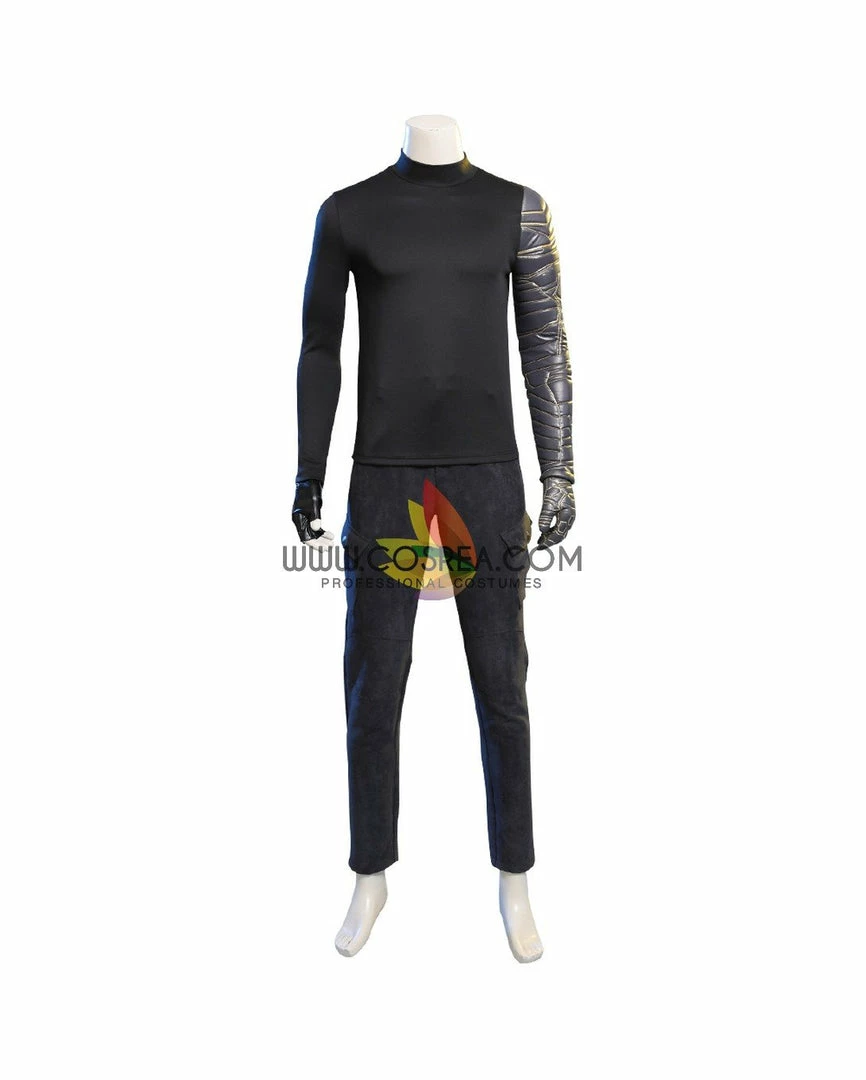 Cosrea Winter Soldier The Falcon And Winter Soldier TV Series Full PU Leather Version Cosplay Costume Marvel Universe 11 Cosrea Winter Soldier The Falcon And Winter Soldier TV Series Full PU Leather Version Cosplay Costume Marvel Universe