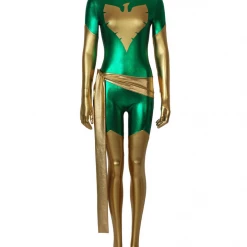 Cosrea Phoenix X-Men Emerald Green Spandex Cosplay Costume