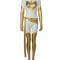 Cosrea Phoenix X-Men Pearl White Spandex Cosplay Costume