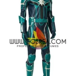 Cosrea Marvel Universe Yon Rogg Star Force Captain Marvel PU Leather Cosplay Costume