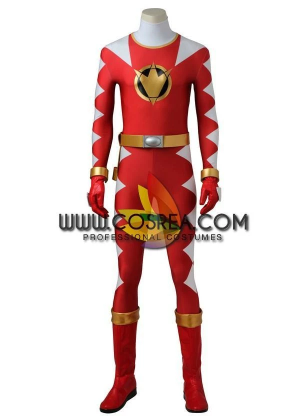 Cosrea TV & Movies Power Rangers Dino Thunder Red Ranger Cosplay Costume 4 Cosrea TV & Movies Power Rangers Dino Thunder Red Ranger Cosplay Costume