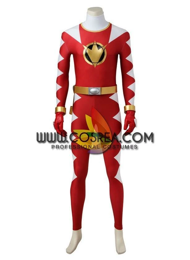 Cosrea TV & Movies Power Rangers Dino Thunder Red Ranger Cosplay Costume 5 Cosrea TV & Movies Power Rangers Dino Thunder Red Ranger Cosplay Costume