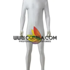 Cosrea TV & Movies Power Rangers Kyoryu Sentai White Ranger Cosplay Costume