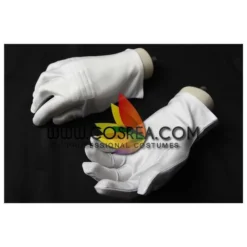 Cosrea TV & Movies Power Rangers Kyoryu Sentai White Ranger Cosplay Costume