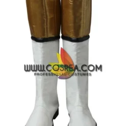 Cosrea TV & Movies Power Rangers Kyoryu Sentai White Ranger Cosplay Costume