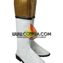 Cosrea TV & Movies Power Rangers Kyoryu Sentai White Ranger Cosplay Costume