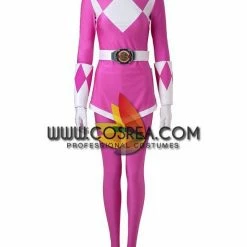 Cosrea Mighty Morphin Power Rangers Pink Ranger Cosplay Costume TV & Movies