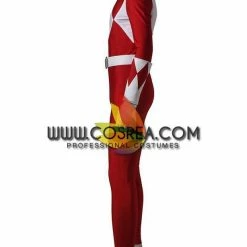 Cosrea Mighty Morphin Power Rangers Red Ranger Cosplay Costume TV & Movies