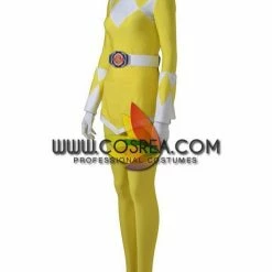 Cosrea Mighty Morphin Power Rangers Yellow Ranger Cosplay Costume 19 Cosrea Mighty Morphin Power Rangers Yellow Ranger Cosplay Costume