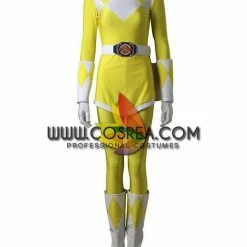 Cosrea Mighty Morphin Power Rangers Yellow Ranger Cosplay Costume 21 Cosrea Mighty Morphin Power Rangers Yellow Ranger Cosplay Costume