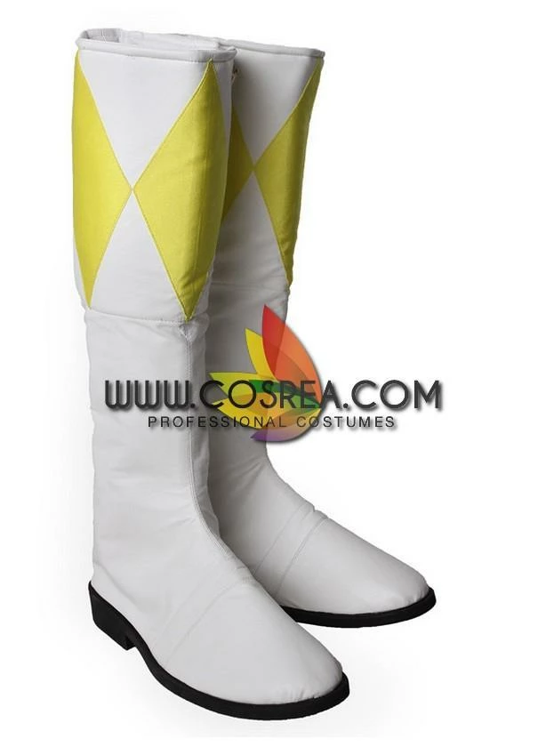 Cosrea Mighty Morphin Power Rangers Yellow Ranger Cosplay Costume 9 Cosrea Mighty Morphin Power Rangers Yellow Ranger Cosplay Costume