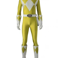 Cosrea TV & Movies Power Rangers Zyuranger Yellow Ranger Cosplay Costume