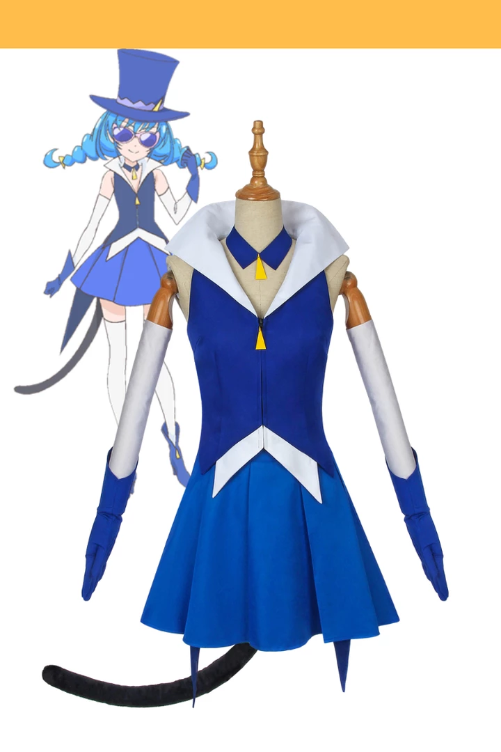 Cosrea Pretty Cure Cure Cosmo Blue Cat Cosplay Costume Cosplay Costumes 3 Cosrea Pretty Cure Cure Cosmo Blue Cat Cosplay Costume Cosplay Costumes