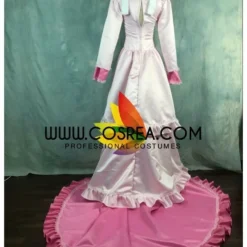 Cosrea Cosplay Costumes Puella Magi Madoka Ultimate Satin With Extended Train Cosplay Costume