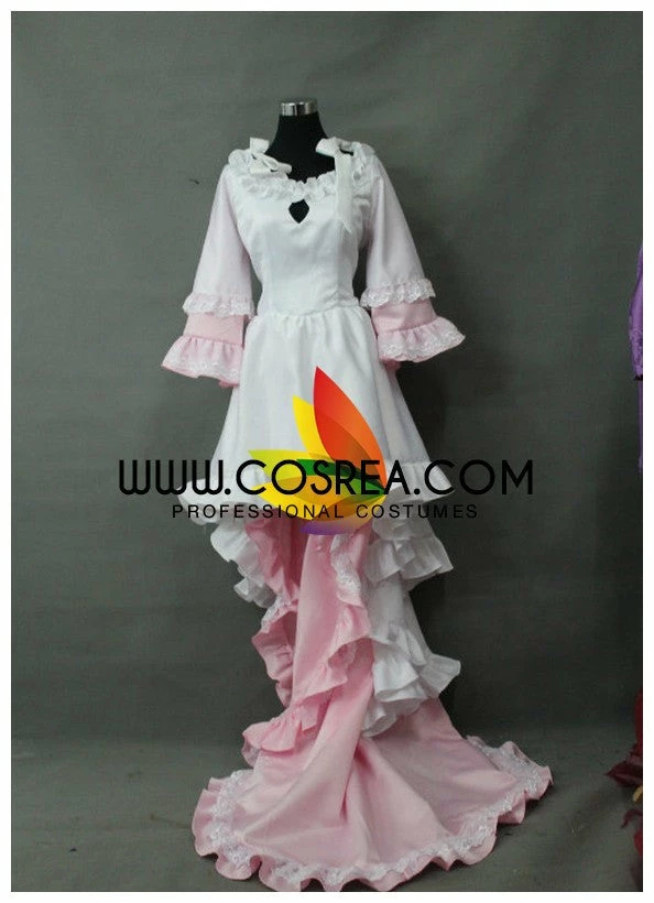Cosrea Puella Magi Madoka Ultimate Matte Satin With Lace Trim Cosplay Costume Cosplay Costumes 4 Cosrea Puella Magi Madoka Ultimate Matte Satin With Lace Trim Cosplay Costume Cosplay Costumes