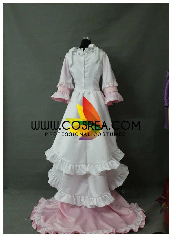 Cosrea Puella Magi Madoka Ultimate Matte Satin With Lace Trim Cosplay Costume Cosplay Costumes 5 Cosrea Puella Magi Madoka Ultimate Matte Satin With Lace Trim Cosplay Costume Cosplay Costumes