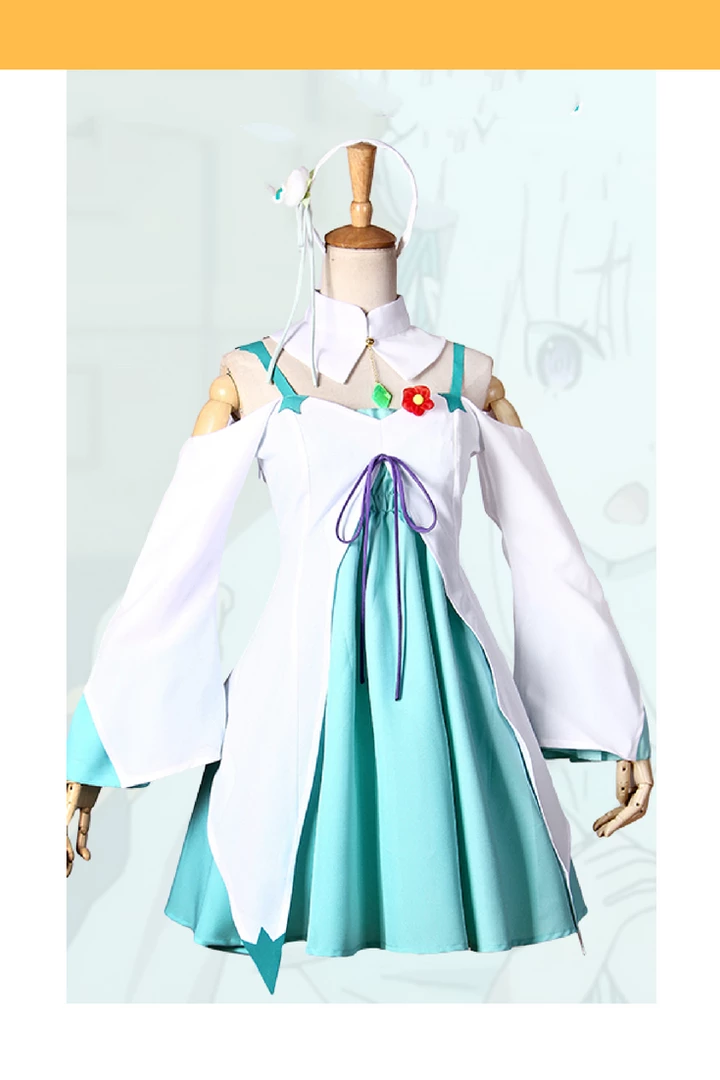 Cosrea Cosplay Costumes Re:Zero Emilia Casual Cosplay Costume 3 Cosrea Cosplay Costumes Re:Zero Emilia Casual Cosplay Costume