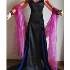 Cosrea Anime Costumes Sailormoon Dark Lady Extended Length Cosplay Costume