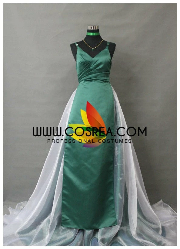 Cosrea Sailormoon Princess Neptune Dark Green Cosplay Costume 4 Cosrea Sailormoon Princess Neptune Dark Green Cosplay Costume