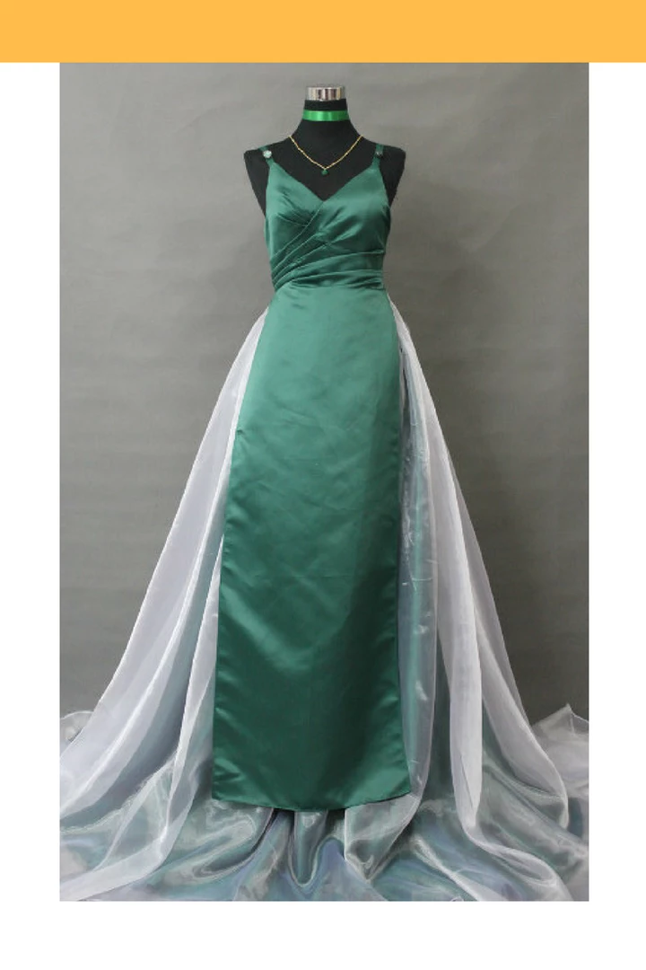 Cosrea Sailormoon Princess Neptune Dark Green Cosplay Costume 3 Cosrea Sailormoon Princess Neptune Dark Green Cosplay Costume