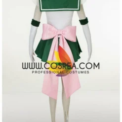 Cosrea Sailormoon Super S Sailor Jupiter Makoto Kino Cosplay Costume