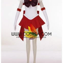 Cosrea Anime Costumes Sailormoon Super S Sailor Mars Rei Hino Cosplay Costume