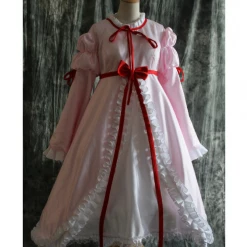 Cosrea Shugo Chara Amu Hinamori Pink Satin Cosplay Costume Anime Costumes