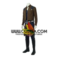 Cosrea TV & Movies Han Solo Star Wars Suede Leather Cosplay Costume 21 Cosrea TV & Movies Han Solo Star Wars Suede Leather Cosplay Costume