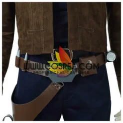 Cosrea TV & Movies Han Solo Star Wars Suede Leather Cosplay Costume 26 Cosrea TV & Movies Han Solo Star Wars Suede Leather Cosplay Costume