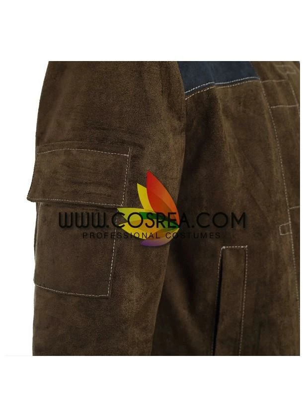 Cosrea TV & Movies Han Solo Star Wars Suede Leather Cosplay Costume 12 Cosrea TV & Movies Han Solo Star Wars Suede Leather Cosplay Costume