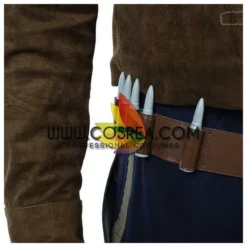 Cosrea TV & Movies Han Solo Star Wars Suede Leather Cosplay Costume 28 Cosrea TV & Movies Han Solo Star Wars Suede Leather Cosplay Costume