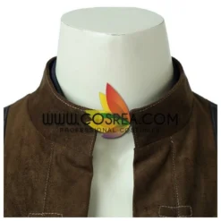 Cosrea TV & Movies Han Solo Star Wars Suede Leather Cosplay Costume 30 Cosrea TV & Movies Han Solo Star Wars Suede Leather Cosplay Costume